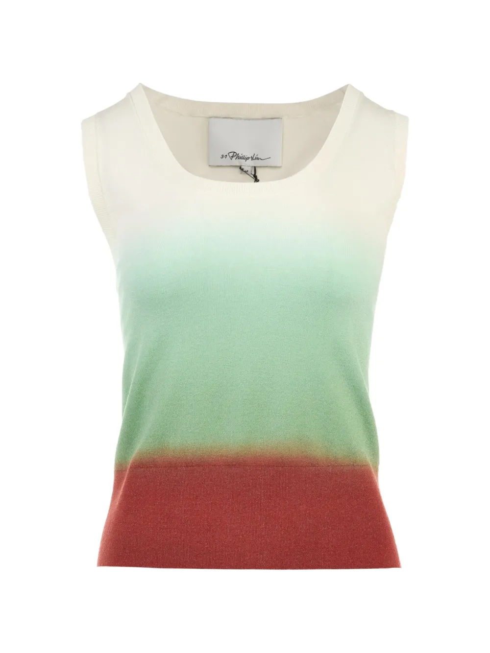 3.1 Phillip Lim ombré-effect sleeveless top - Rosso