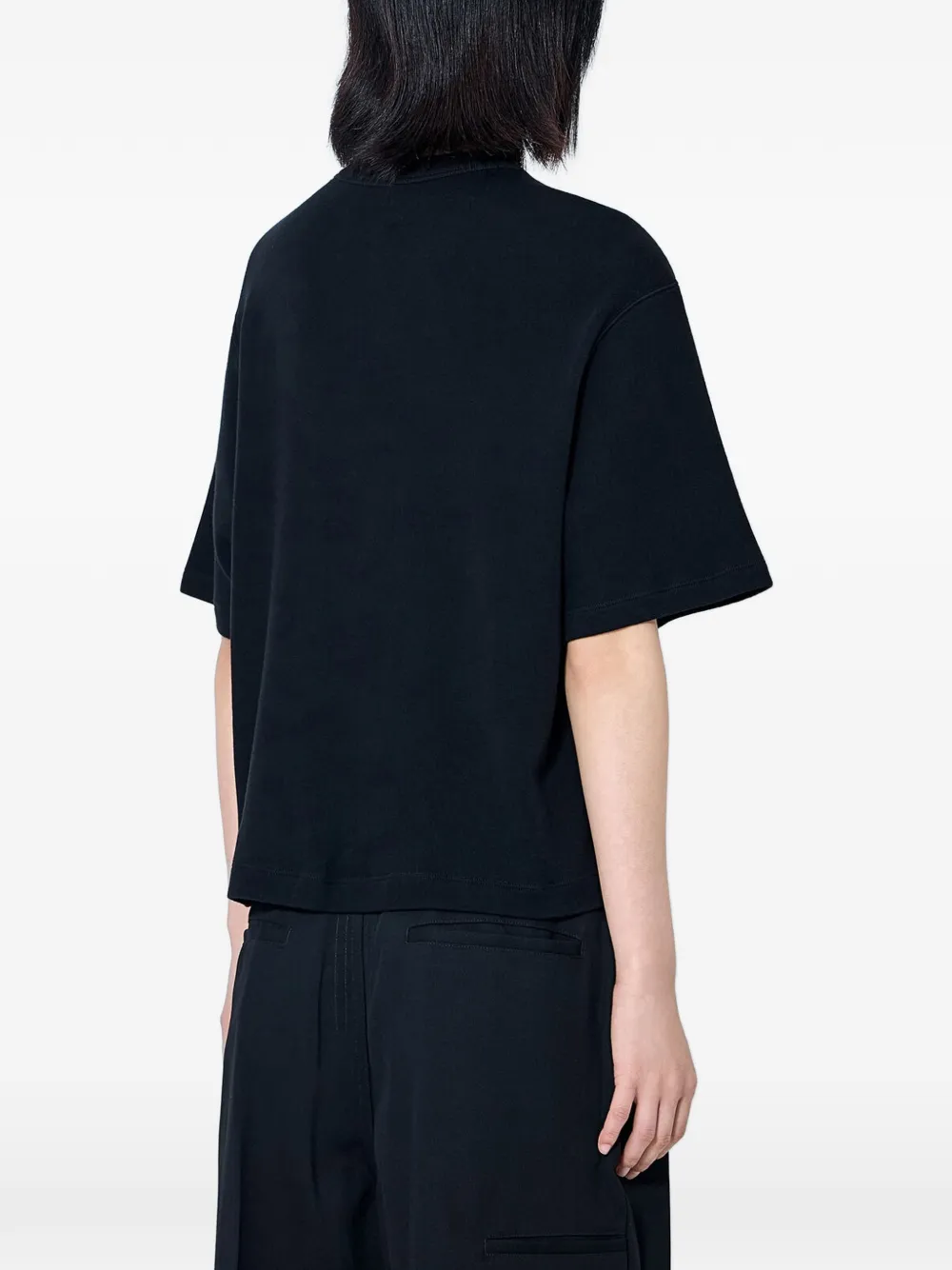 Rick Owens Katoenen T-shirt met ronde hals Zwart