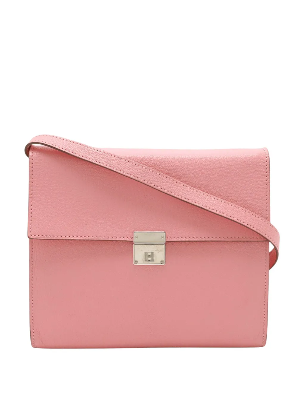 Hermès Pre-Owned 2020 Chevre Mysore Clic 16 Wallet On Strap crossbody bag - Rosa