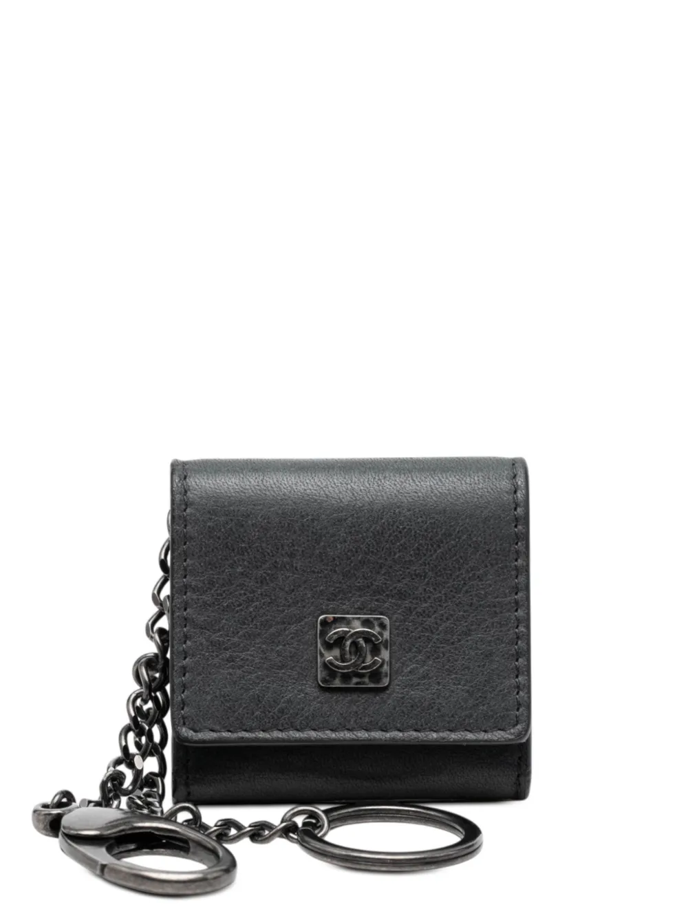CHANEL Pre-Owned 2011 CC Calfskin Case key holder - Nero