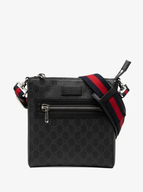 Gucci Pre-Owned 2000-2015 Small GG Supreme Web Messenger Bag crossbody bag