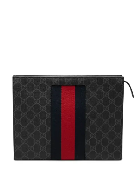 Gucci Pre-Owned 2000-2015 GG Supreme Web clutch bag