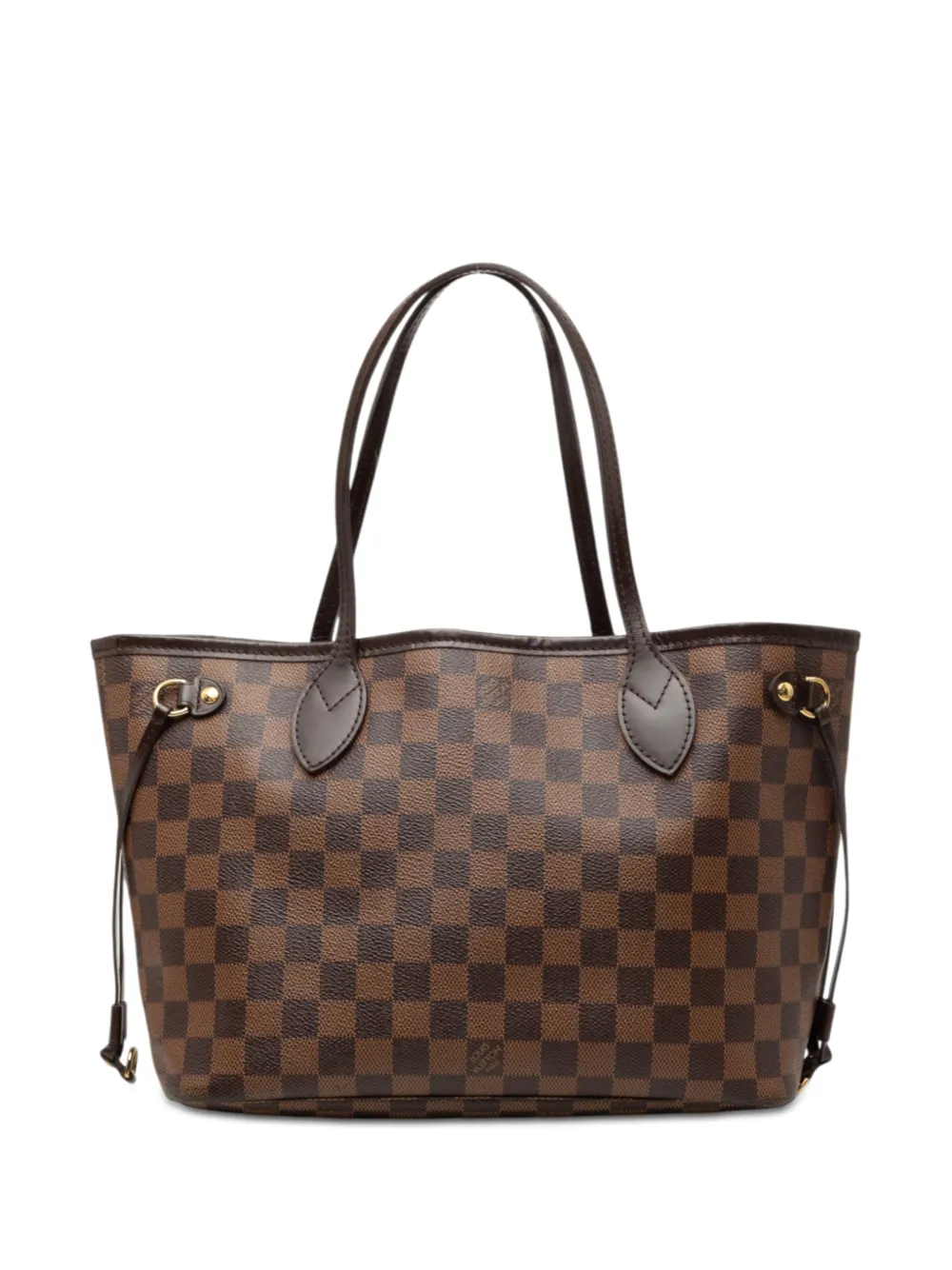 Louis Vuitton Pre-Owned 2015 Damier Ebene Neverfull PM tote bag - Marrone