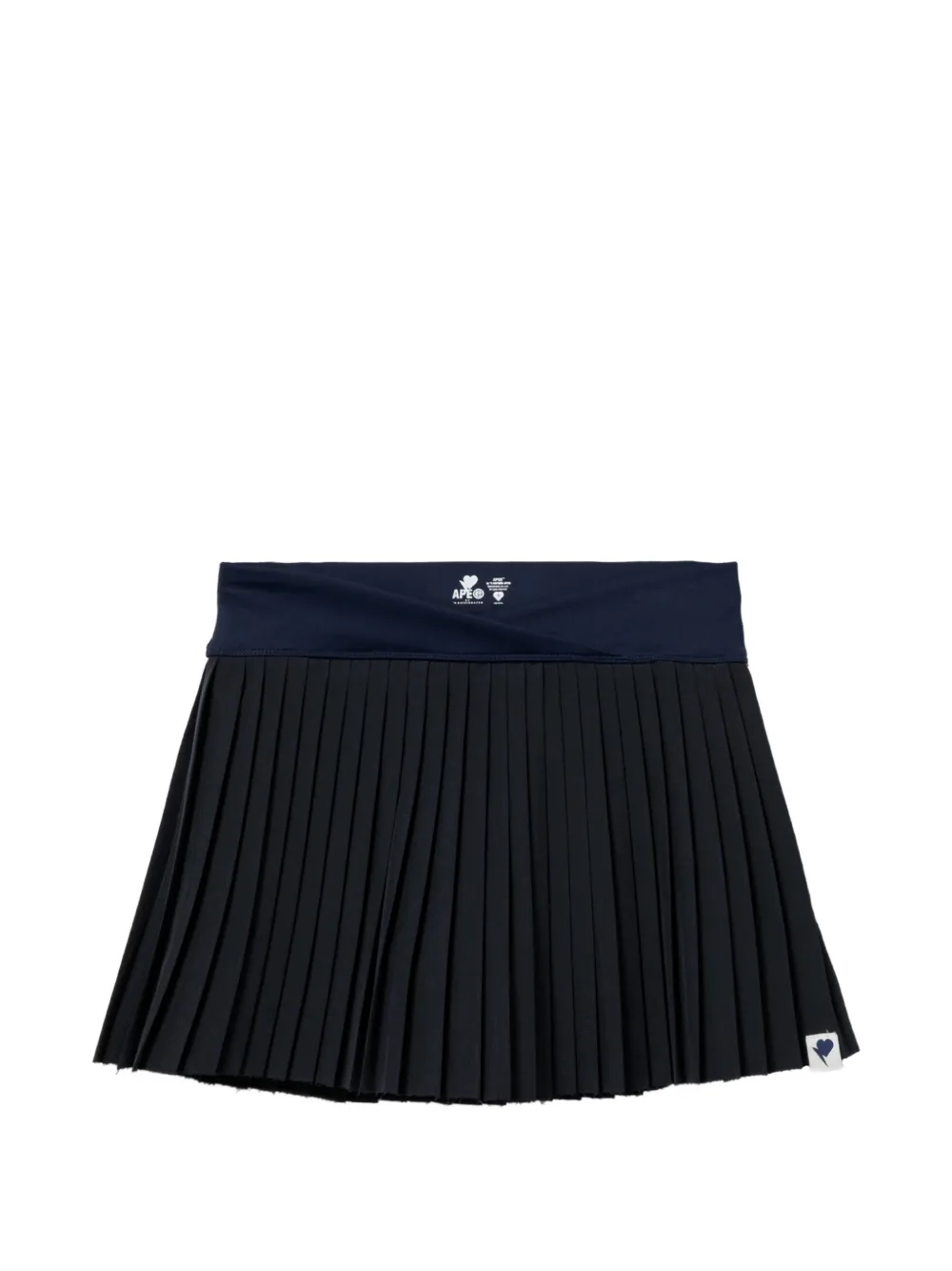 APEE™ by *A BATHING APE® pleated skirt - Schwarz
