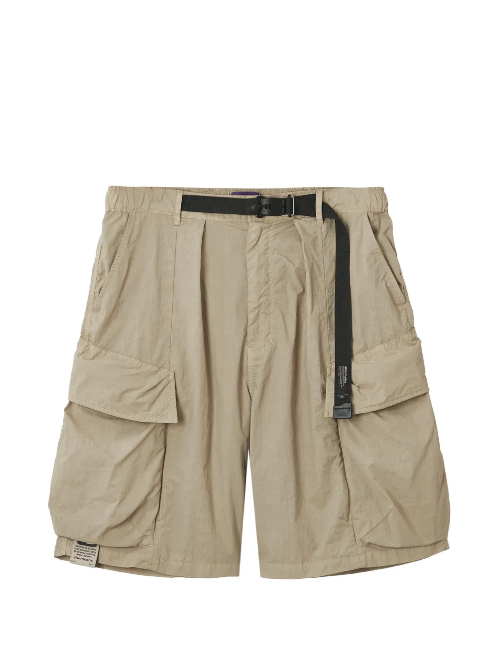 aftermaths belted cargo shorts | Neutrals | Image 1