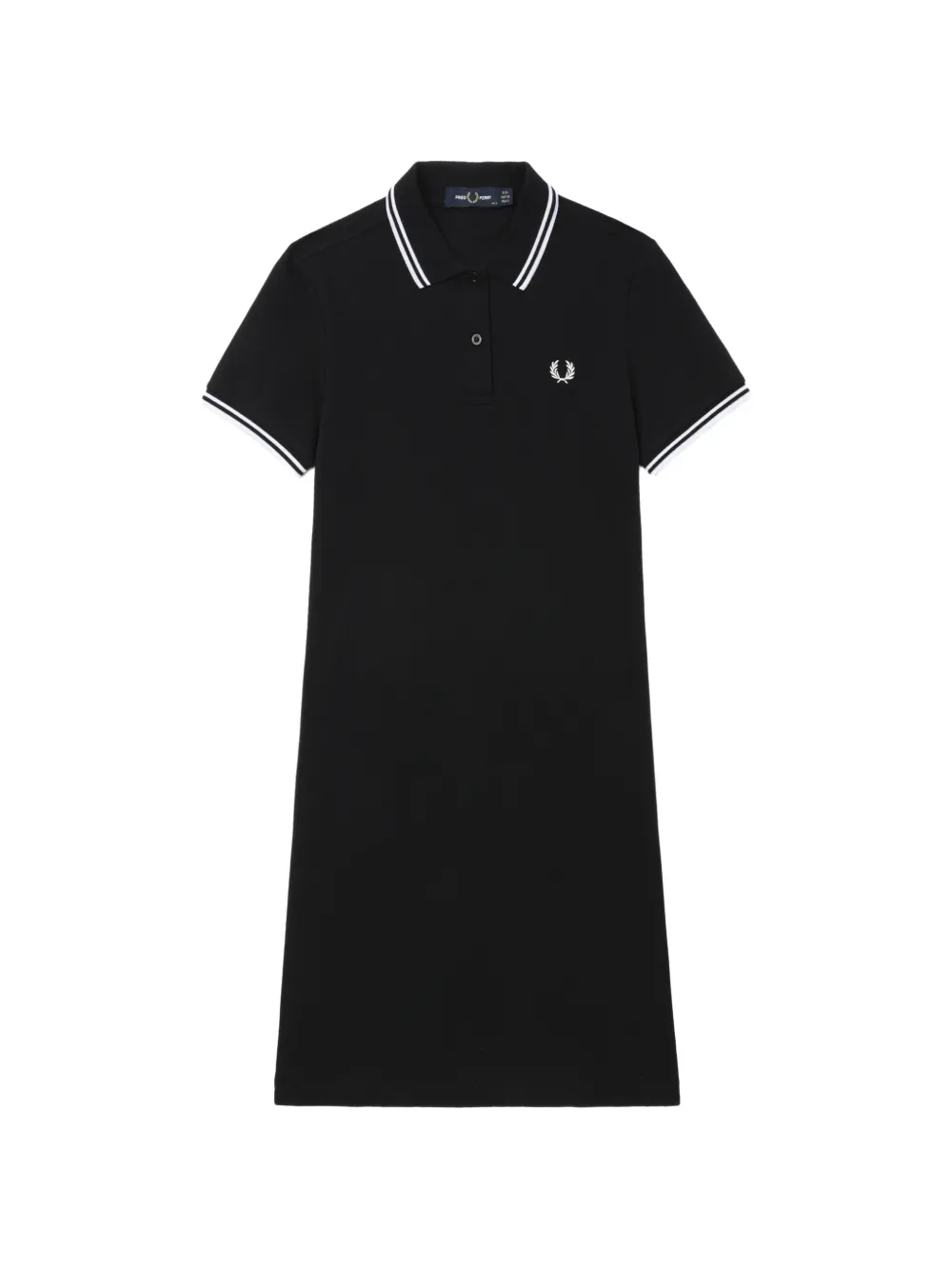 Fred Perry Twin Tipped polo dress - Schwarz
