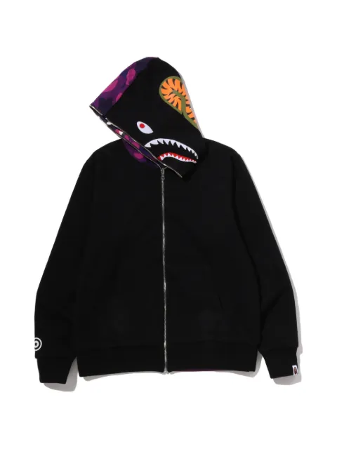 A BATHING APE® Camo Shark camouflage hoodie