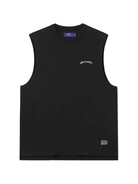 aftermaths graphic-print cotton tank top