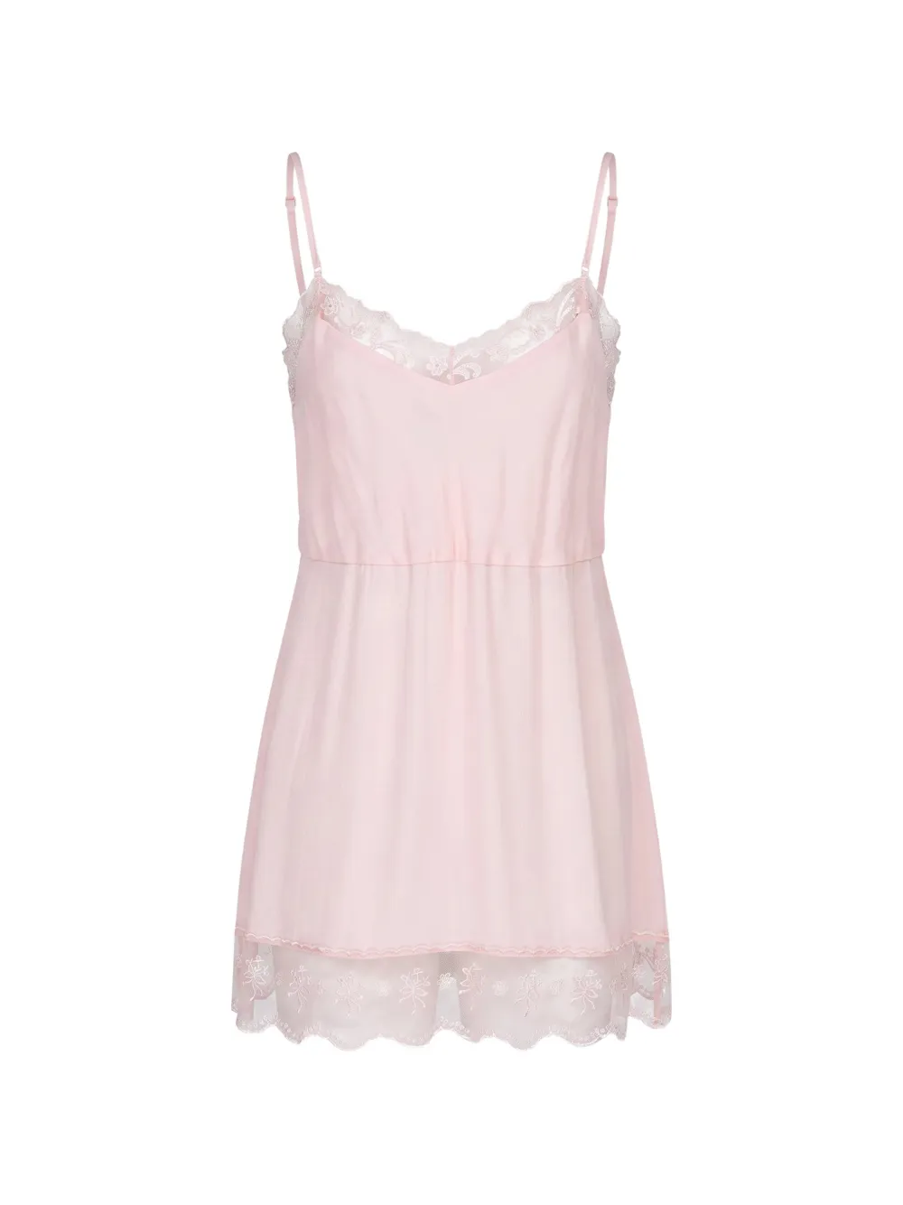 Simone Rocha Hemd met kanten afwerking Roze