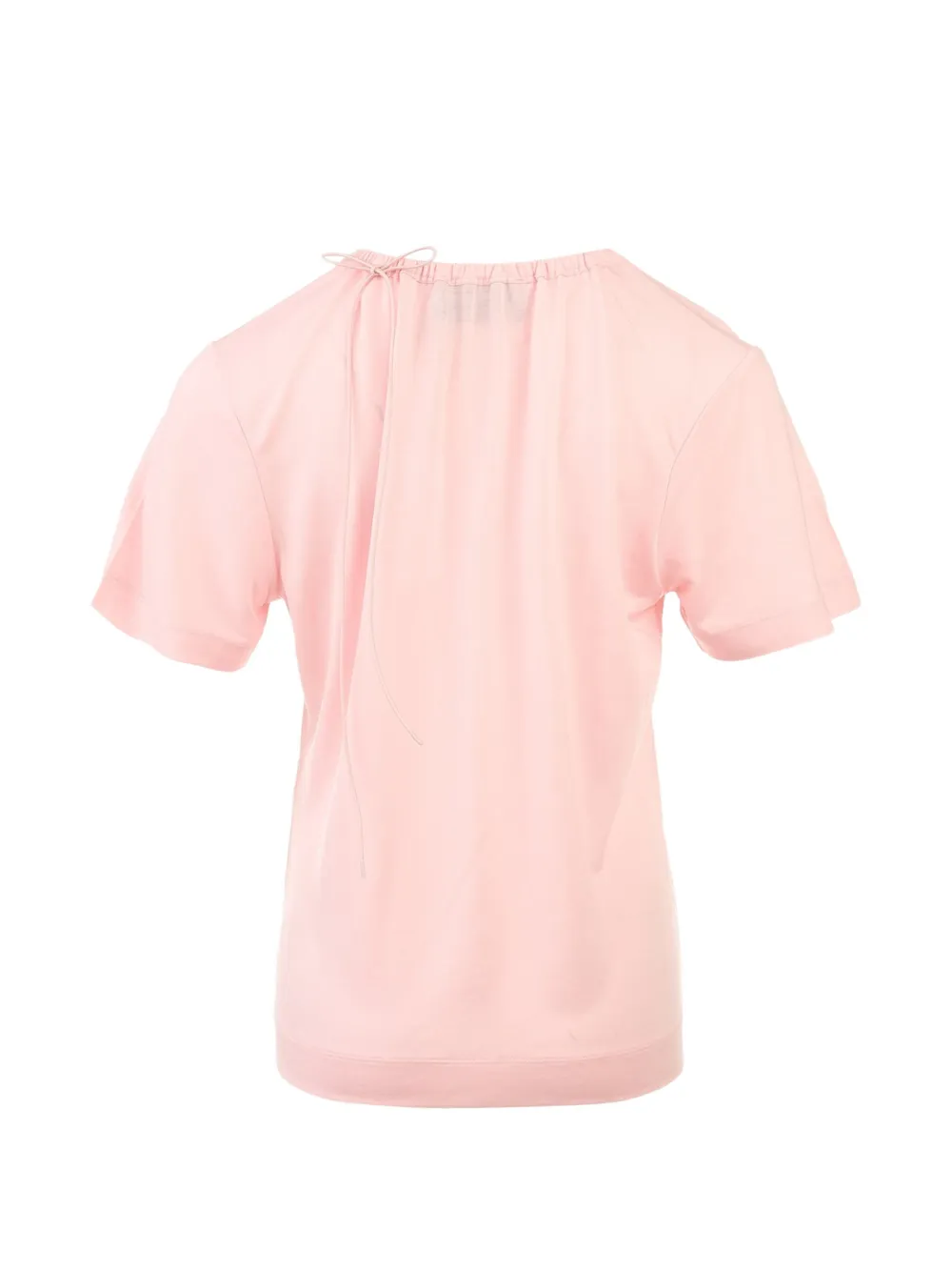 Simone Rocha Gesmockt T-shirt met trekkoord Roze