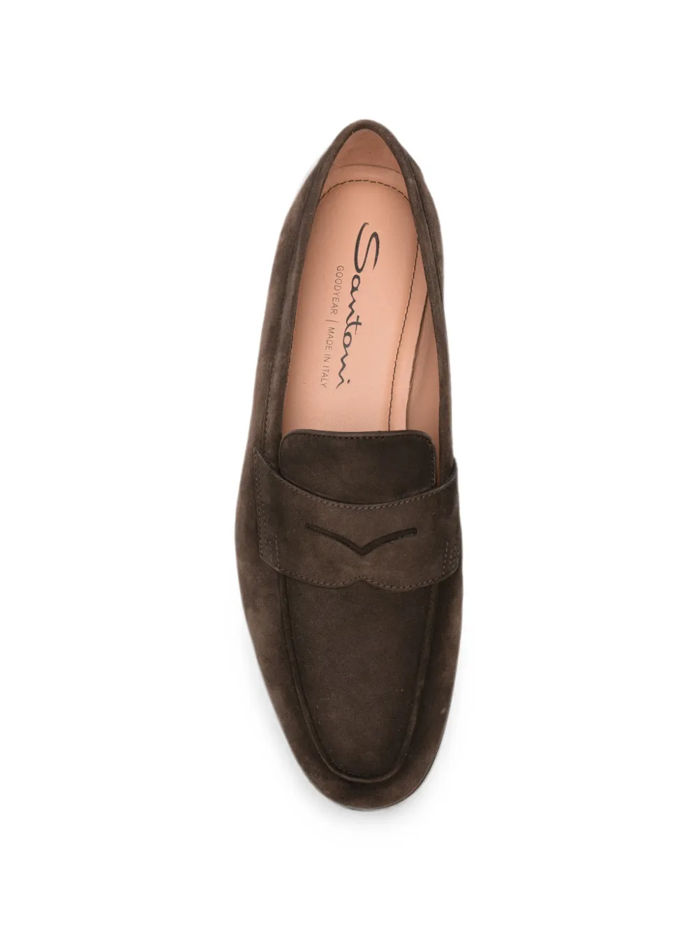 Santoni New Carla penny loafers Bruin