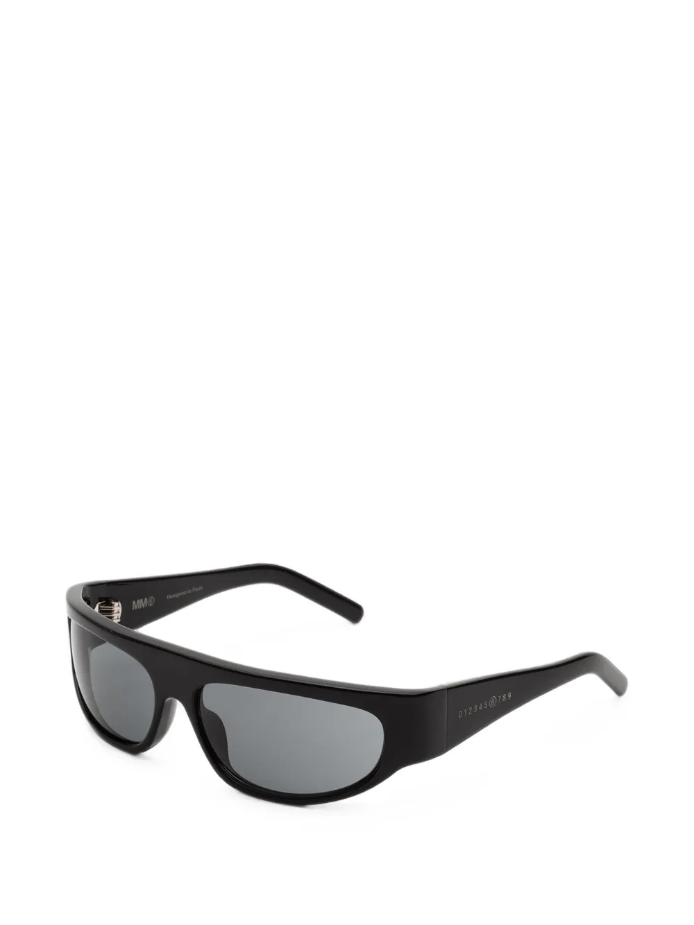 Max Mara Eyewear Zonnebril met rechthoekig montuur Zwart
