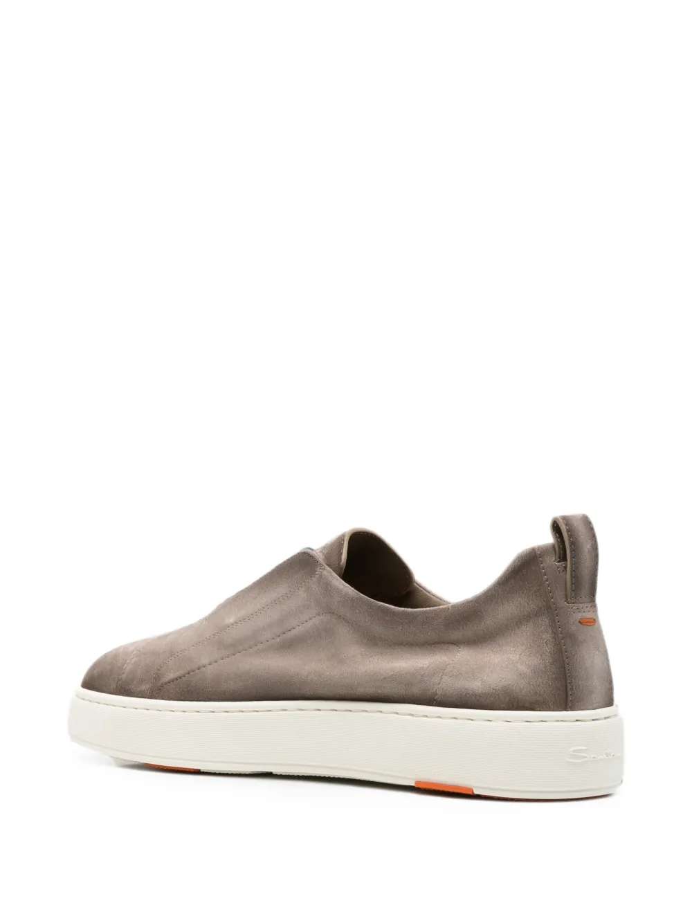 Santoni Victory suede sneakers Grijs