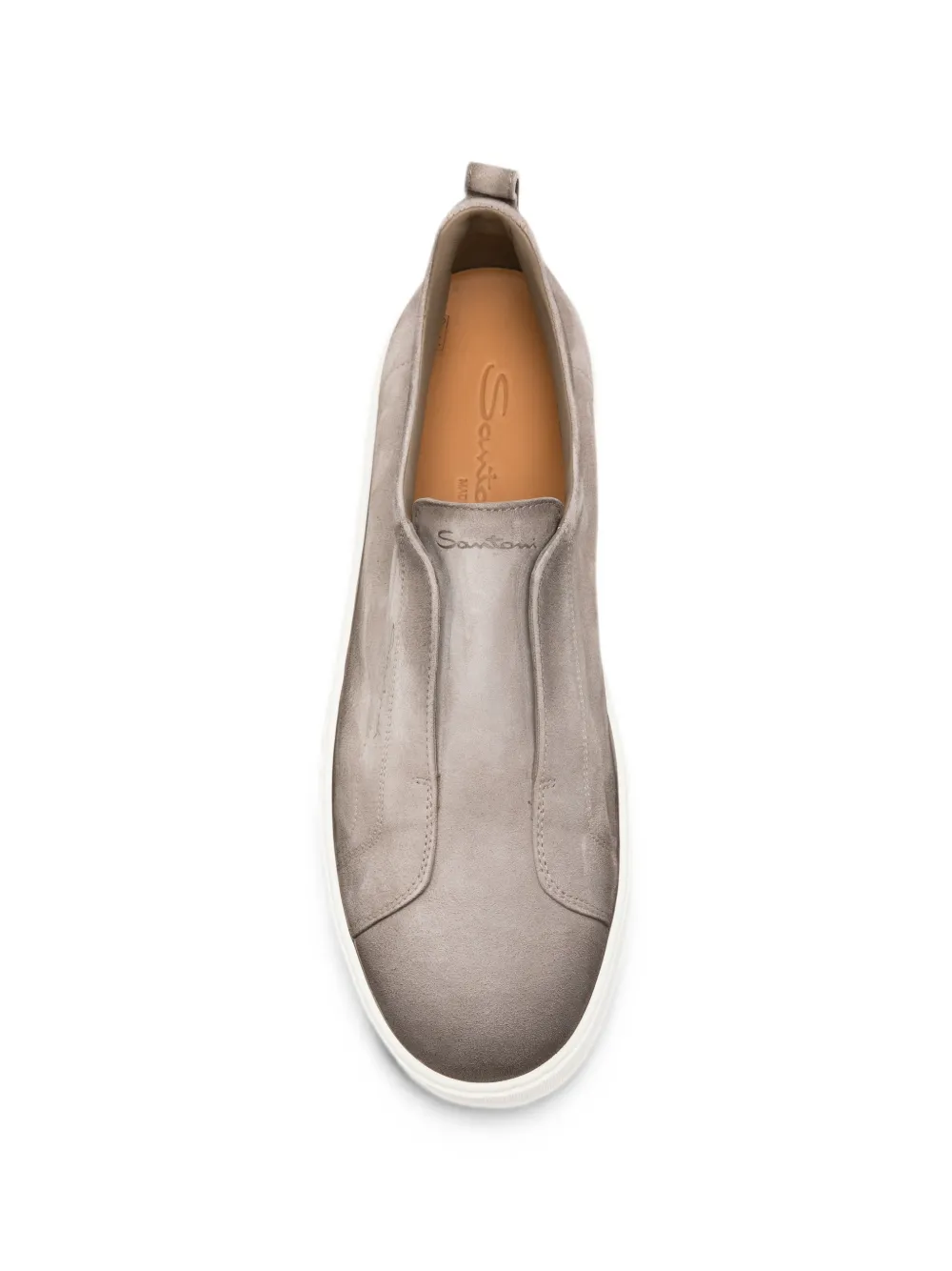 Santoni Victory suede sneakers Grijs