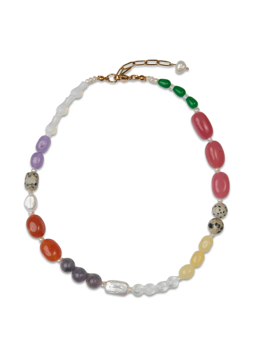 Labelled Jewellery Dolce Mare beaded necklace - Oro