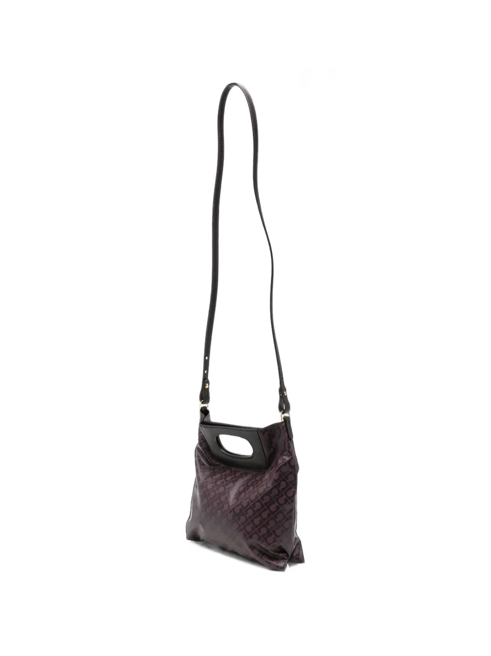 Gherardini Doppia Piattina mini-shopper met uitgesneden details Paars