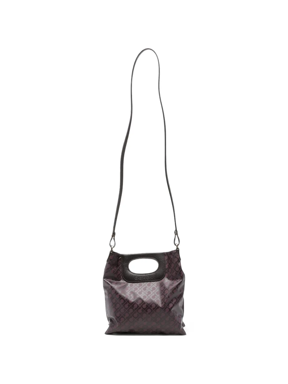 Gherardini mini Doppia Piattina cut-out tote bag - Violett