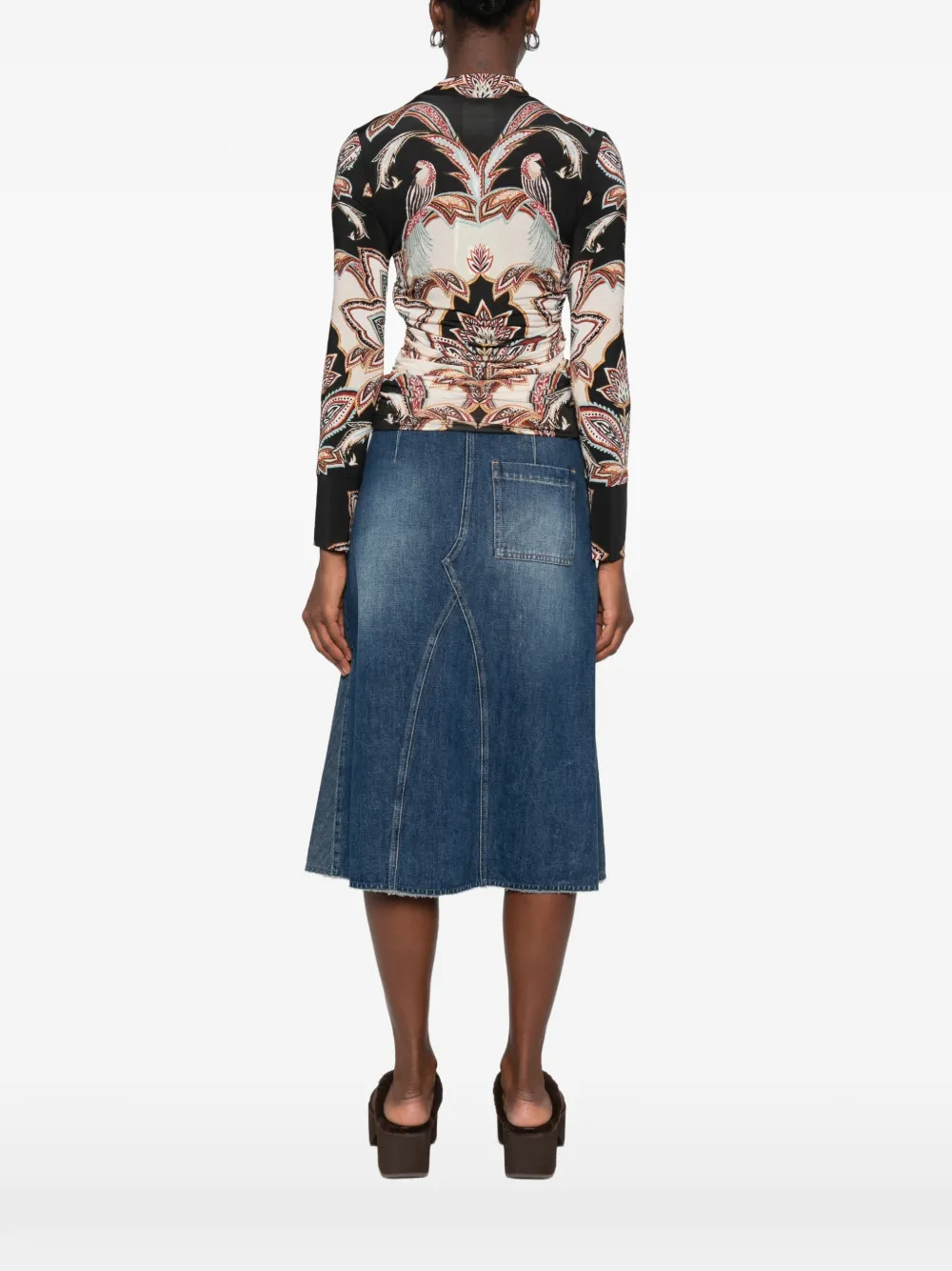 FARM Rio T-shirt met print Zwart