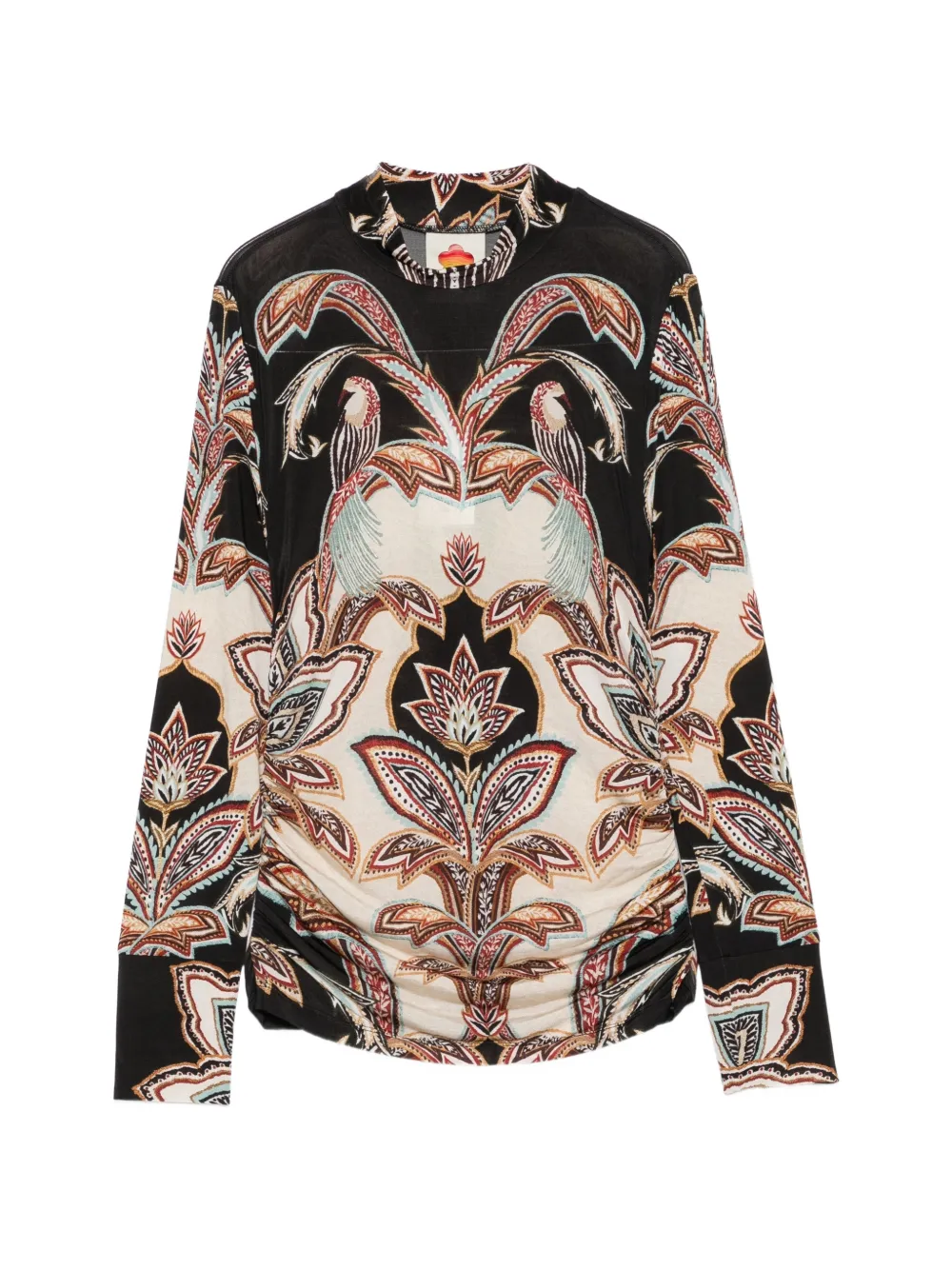 FARM Rio graphic-print long-sleeve T-shirt