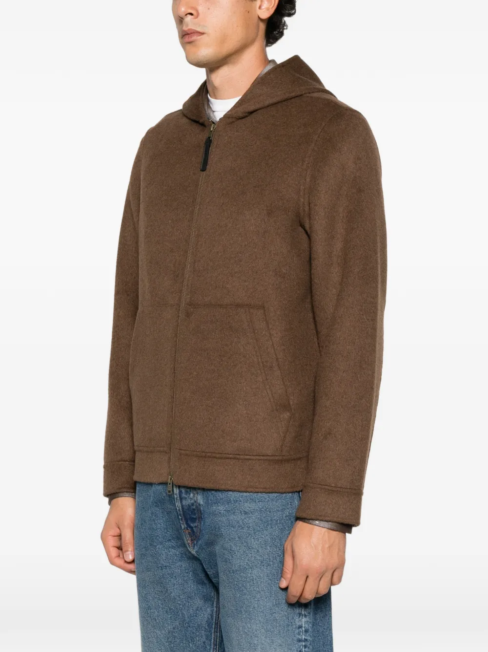 Woolrich hooded zip-up jacket Bruin