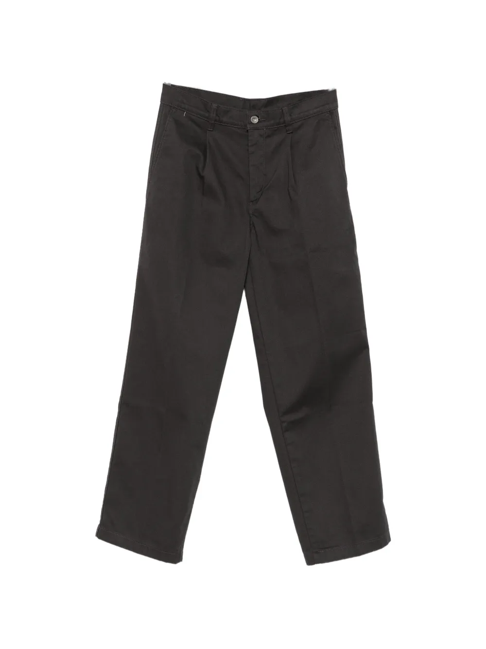 Levi's pleated-detail straight-leg jeans - Grigio