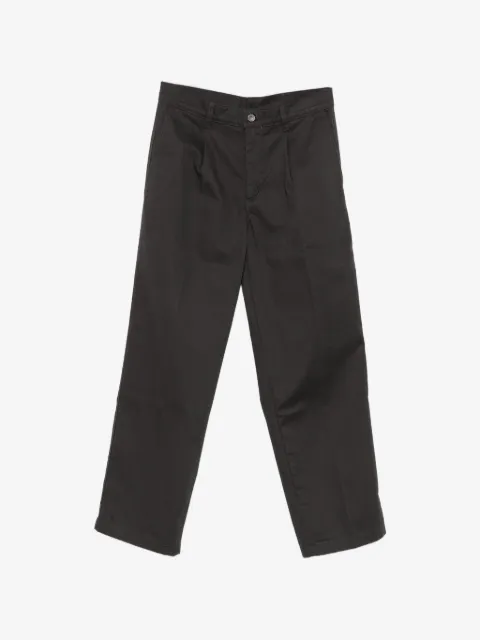 Levi's pleated-detail straight-leg jeans