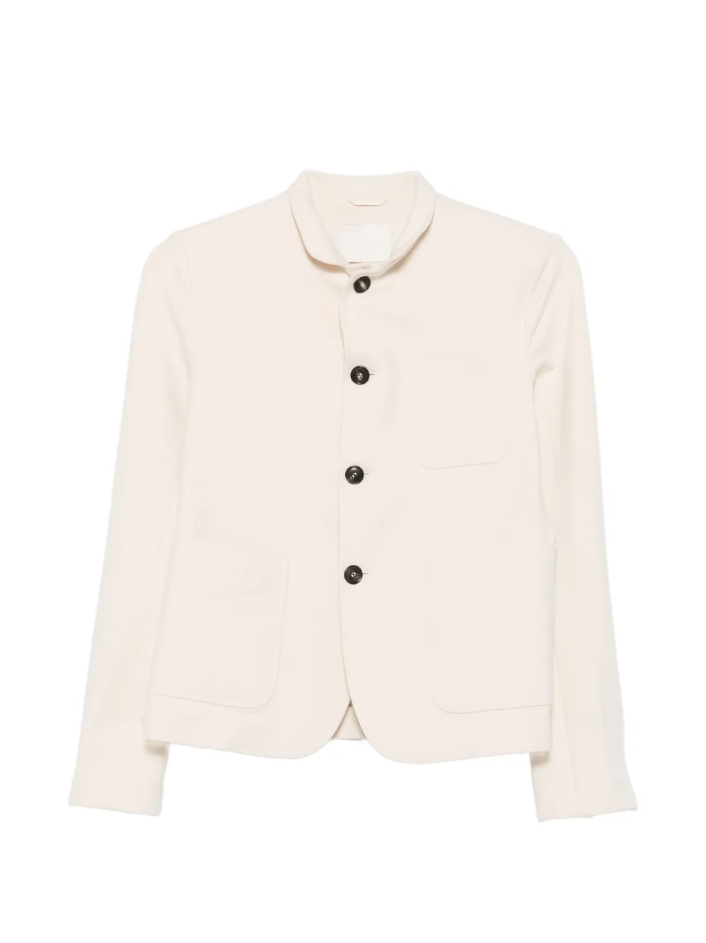 Circolo 1901 mandarin-collar patch-pocket jacket - Toni neutri
