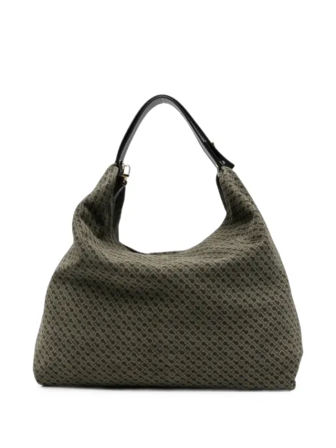 Gherardini monogram-print leather shoulder bag