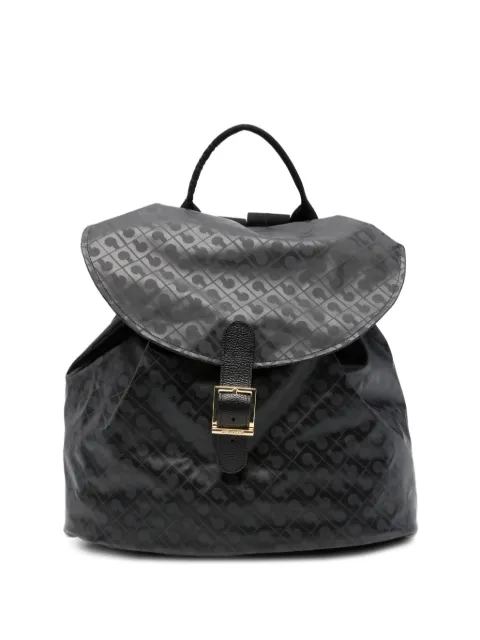 Gherardini logo-print buckle-fastening backpack