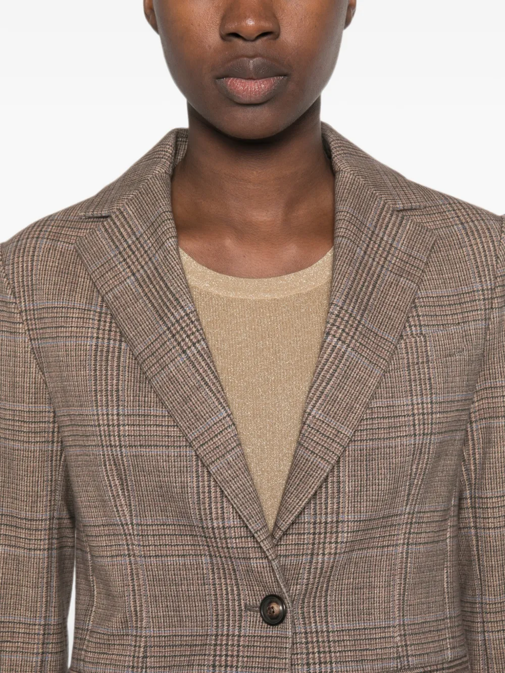 Circolo 1901 Geruite blazer Bruin