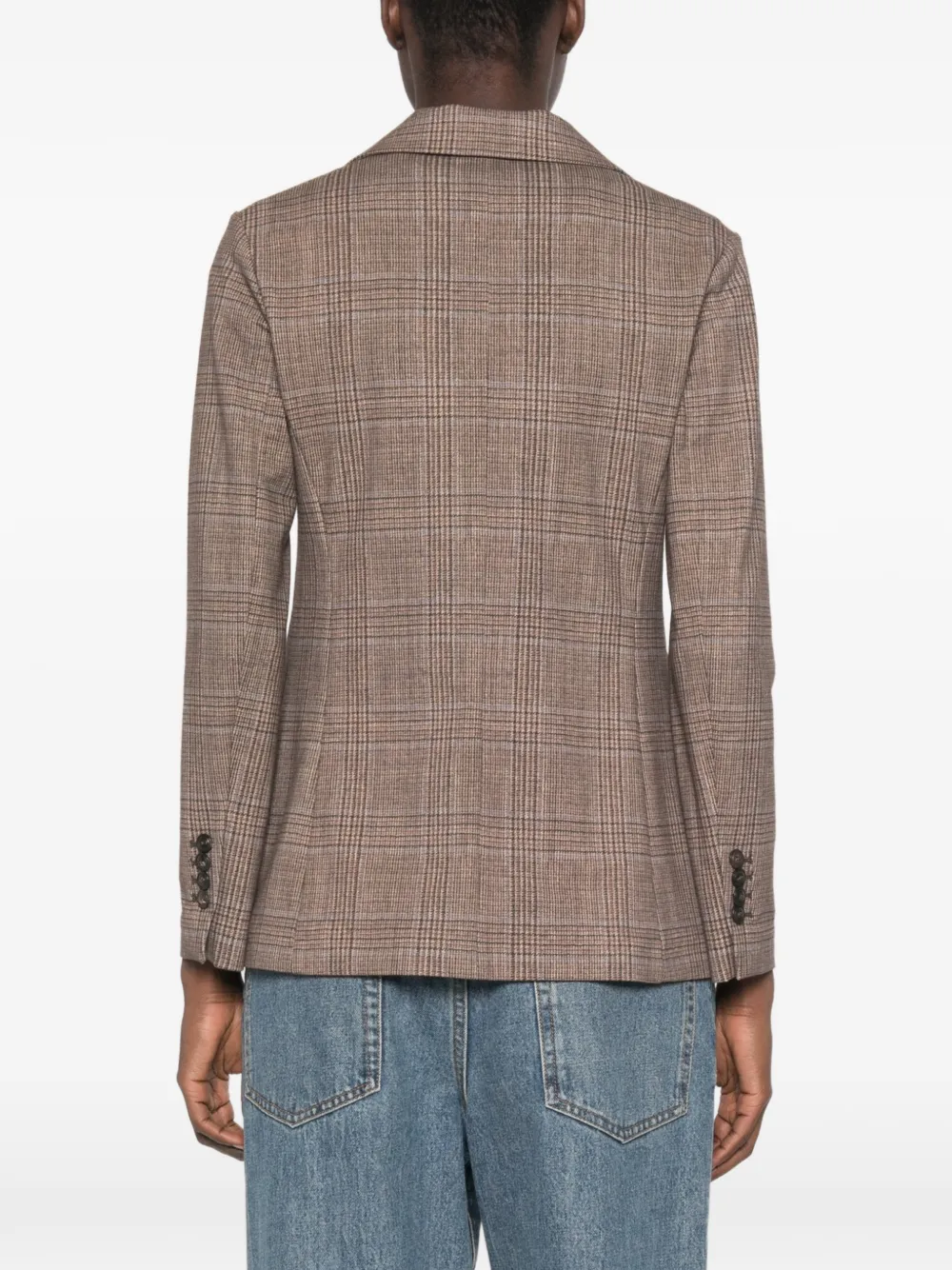 Circolo 1901 Geruite blazer Bruin