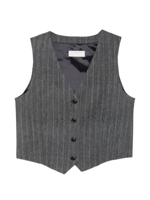 Circolo 1901 pinstripe-print waistcoat