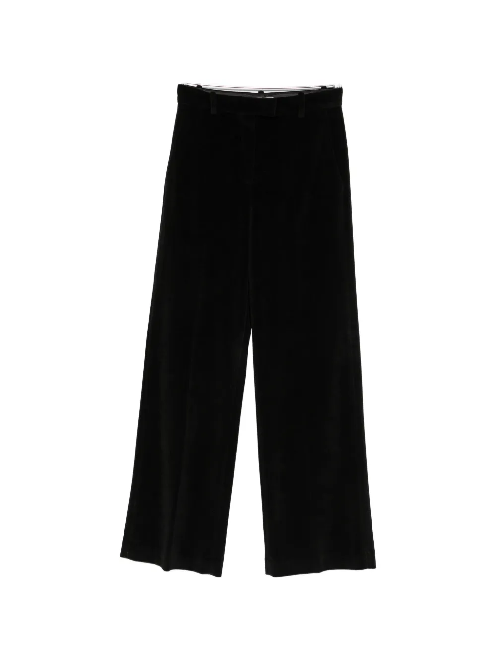 Circolo 1901 velvet-effect trousers - Schwarz