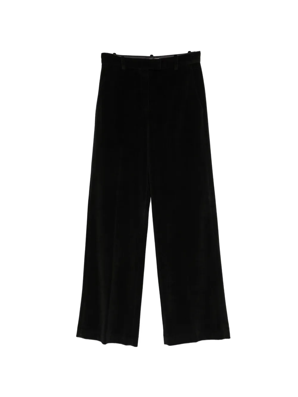 Circolo 1901 velvet-effect trousers - Nero