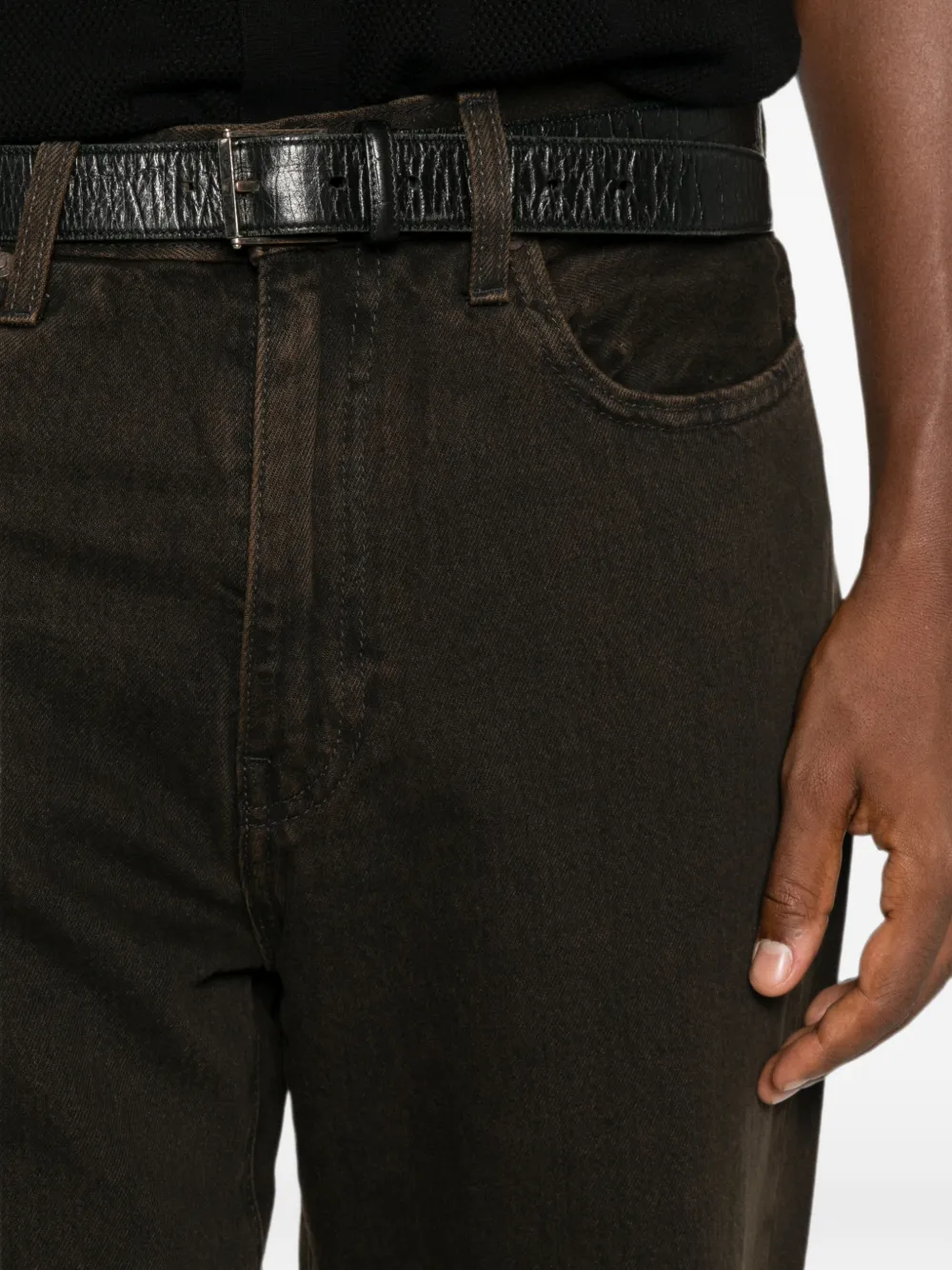 Levi's Ruimvallende jeans met vijf zakken Bruin