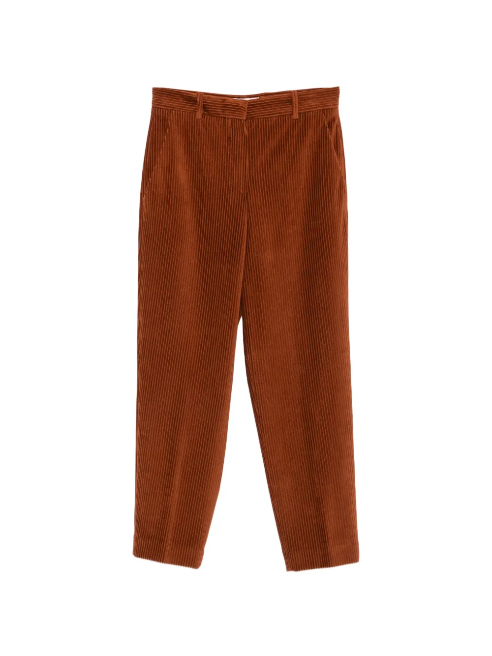 Circolo 1901 corduroy-effect tapered trousers - Marrone