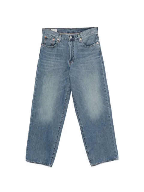 Levi's faded straight-leg jeans
