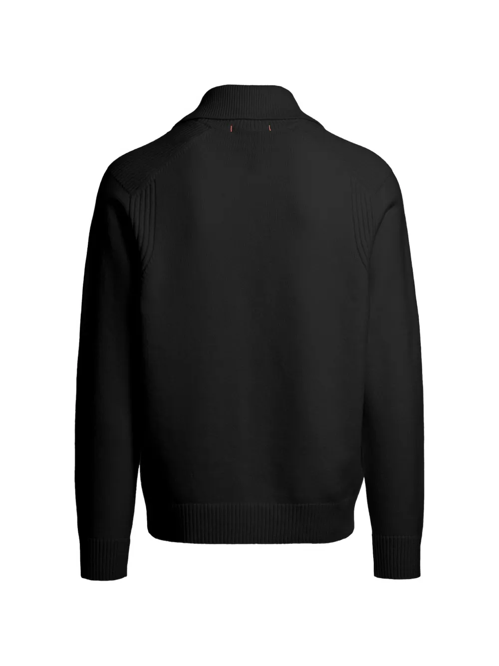 Parajumpers Caldonazzo gebreide trui met halve rits Zwart
