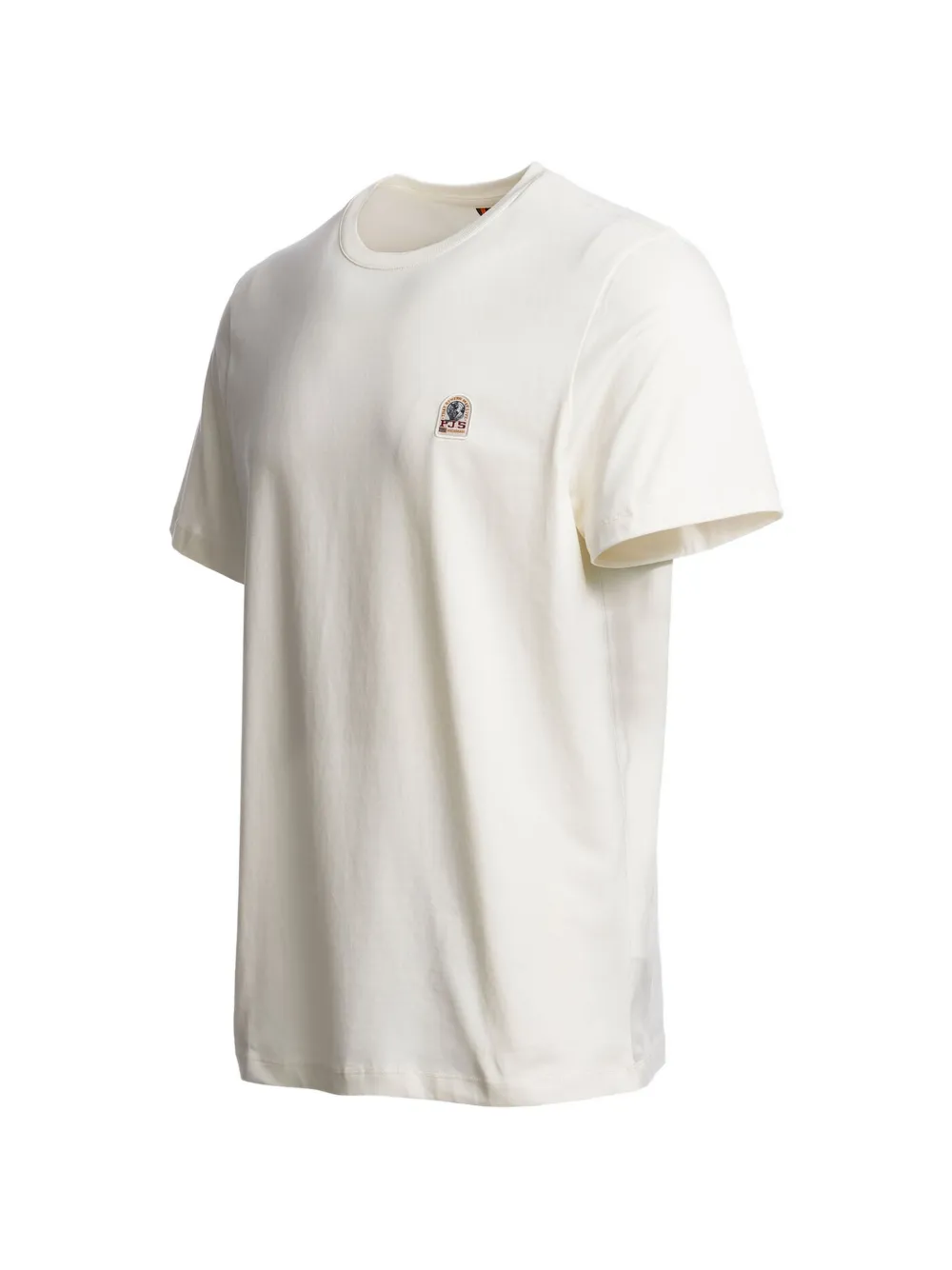 Parajumpers T-shirt met logopatch Beige