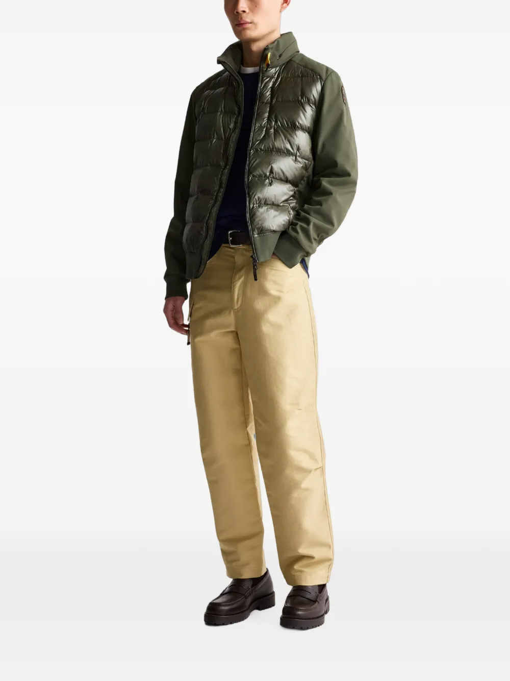 Parajumpers Matty gewatteerd hybride jack Groen