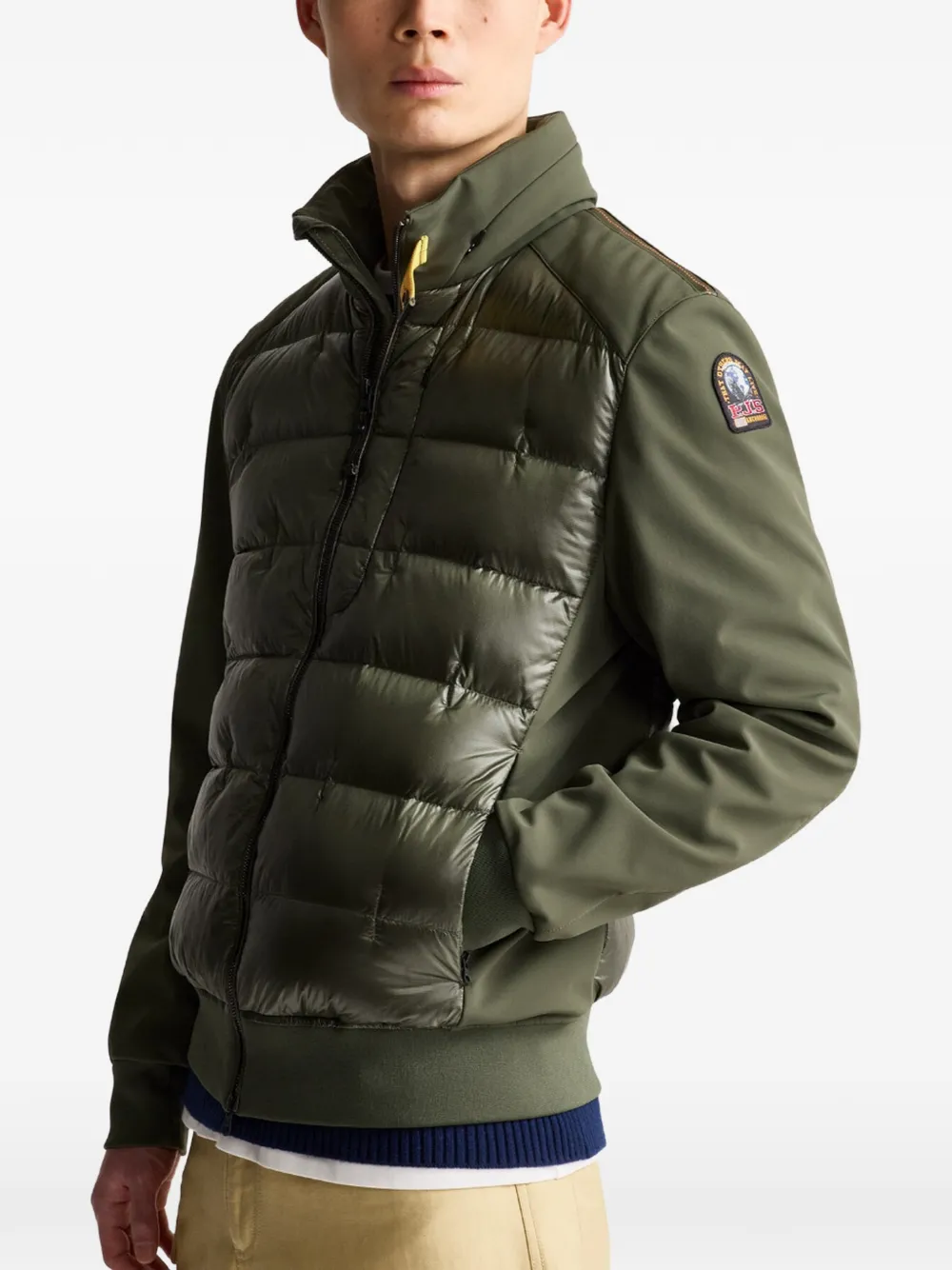 Parajumpers Matty gewatteerd hybride jack Groen