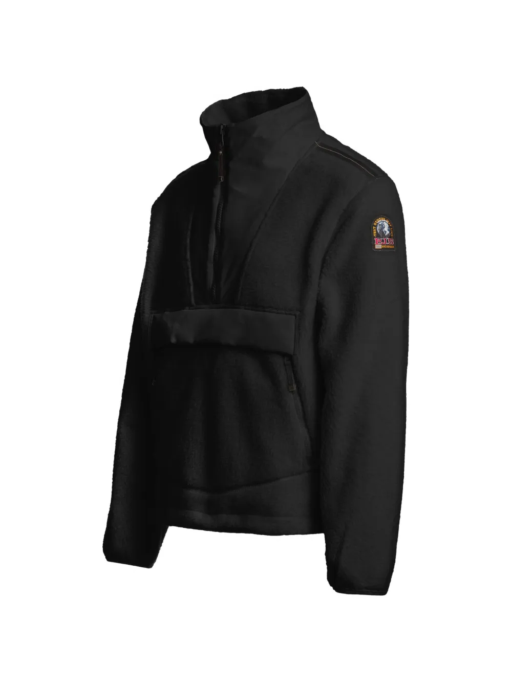 Parajumpers Bergen No Embro sweater met halve rits Zwart