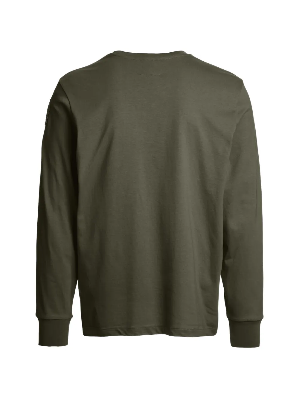 Parajumpers T-shirt met logopatch en lange mouwen Groen