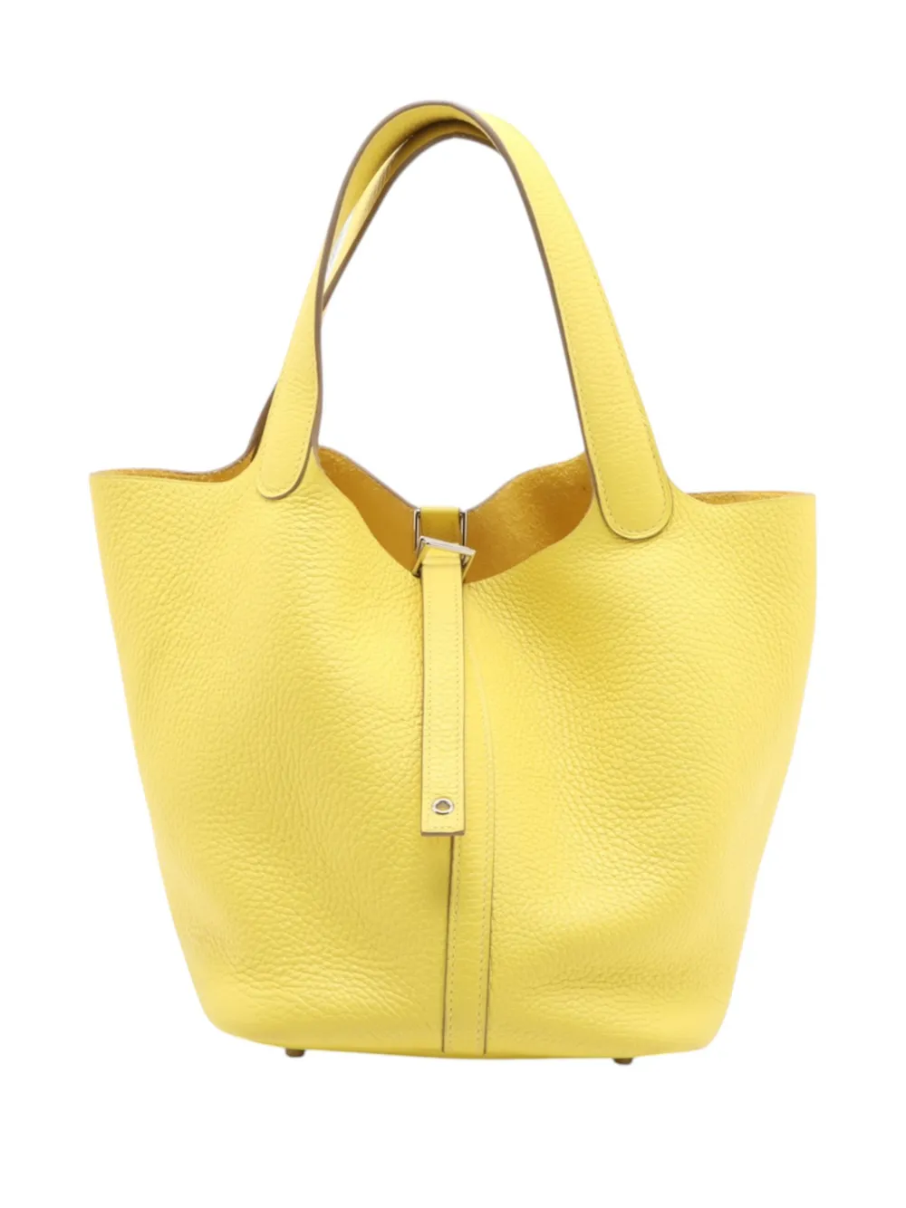 Hermès Pre-Owned 2020 Clemence Picotin Lock 22 handbag - Giallo
