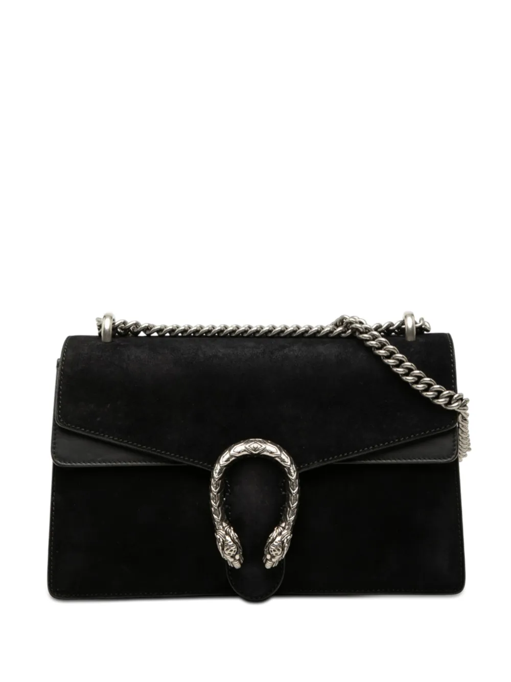 Gucci Pre-Owned 2016-2026 Medium Velvet Dionysus shoulder bag - Nero