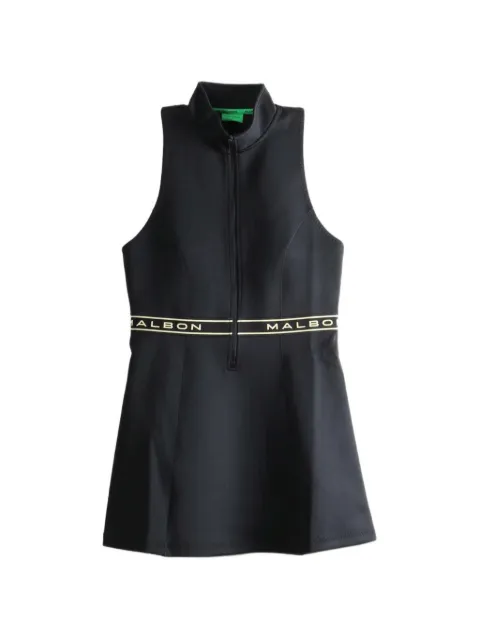 Malbon Golf Kaleen logo-detail sleeveless mini dress