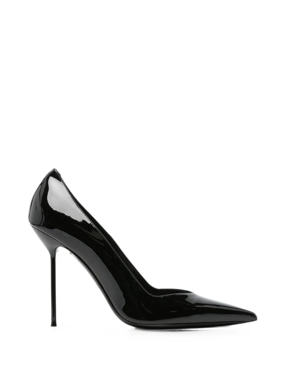 Paris Texas Lidia patent-finish pointed-toe pumps Zwart