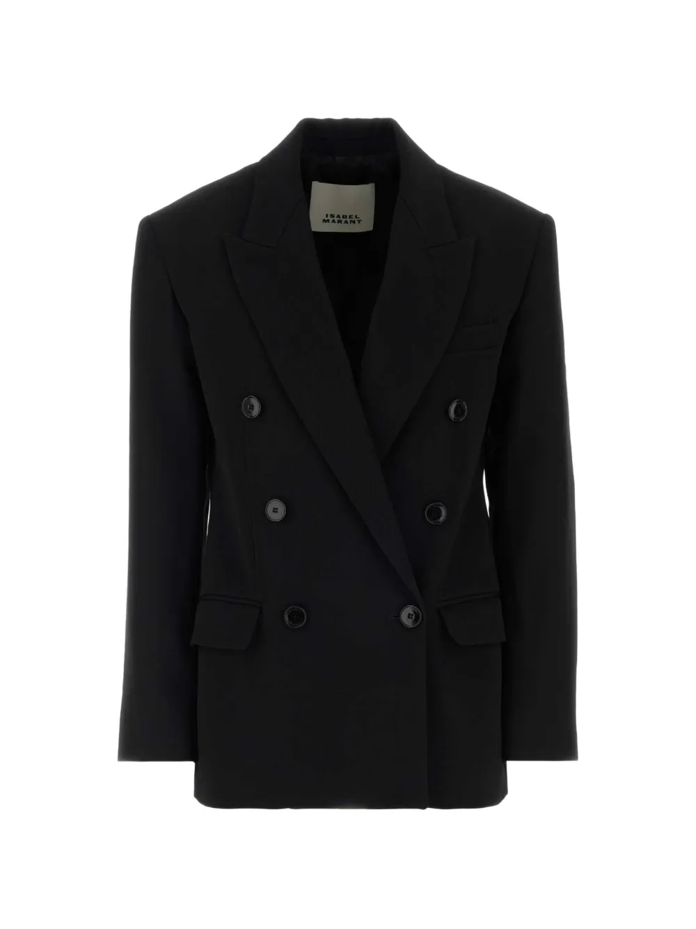 ISABEL MARANT Khera double-breasted blazer - Black