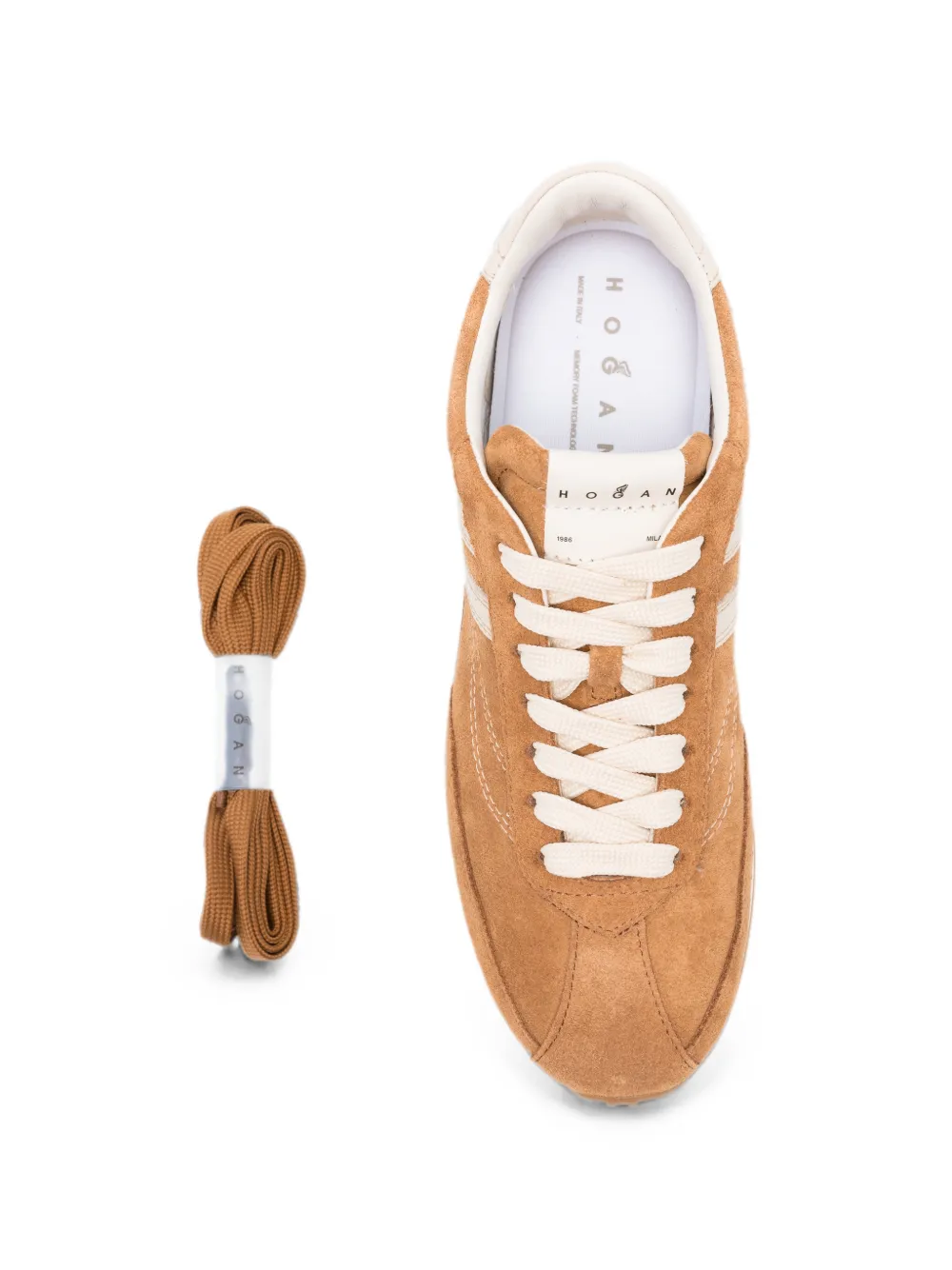 Hogan logo-patch sneakers Bruin