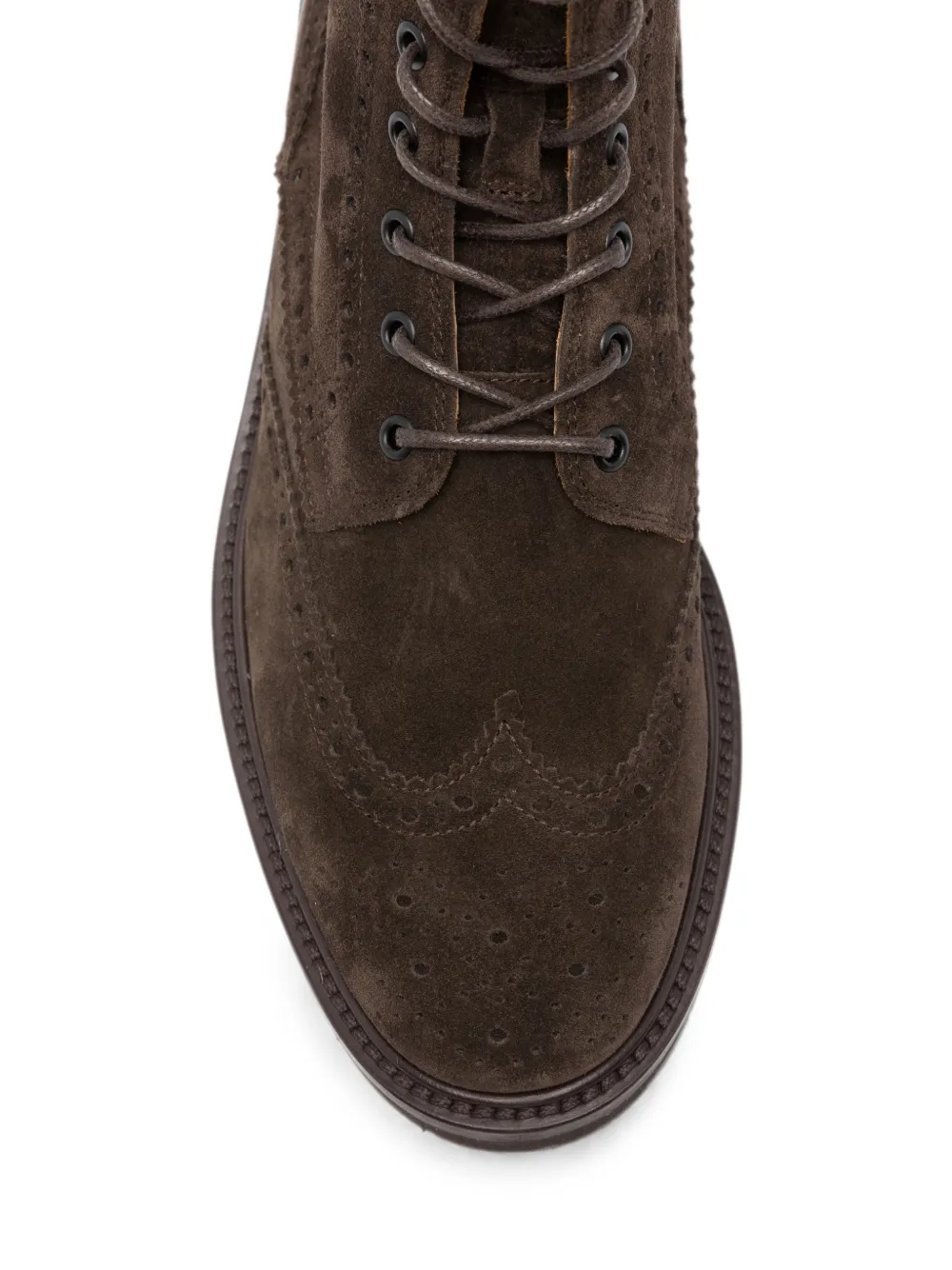 Henderson Baracco brogue-detail lace-up boots Bruin